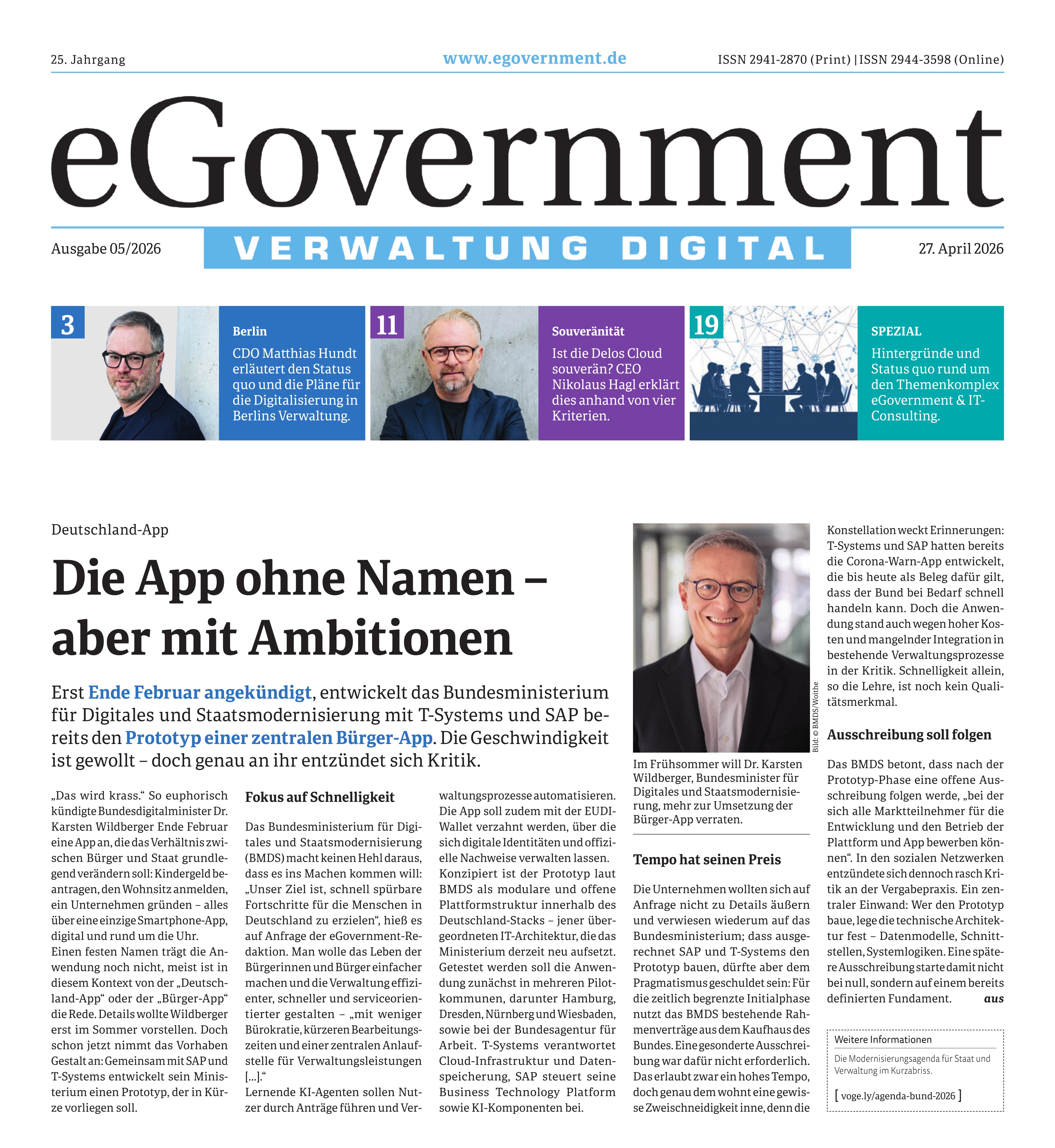 Aktuelle Ausgabe
