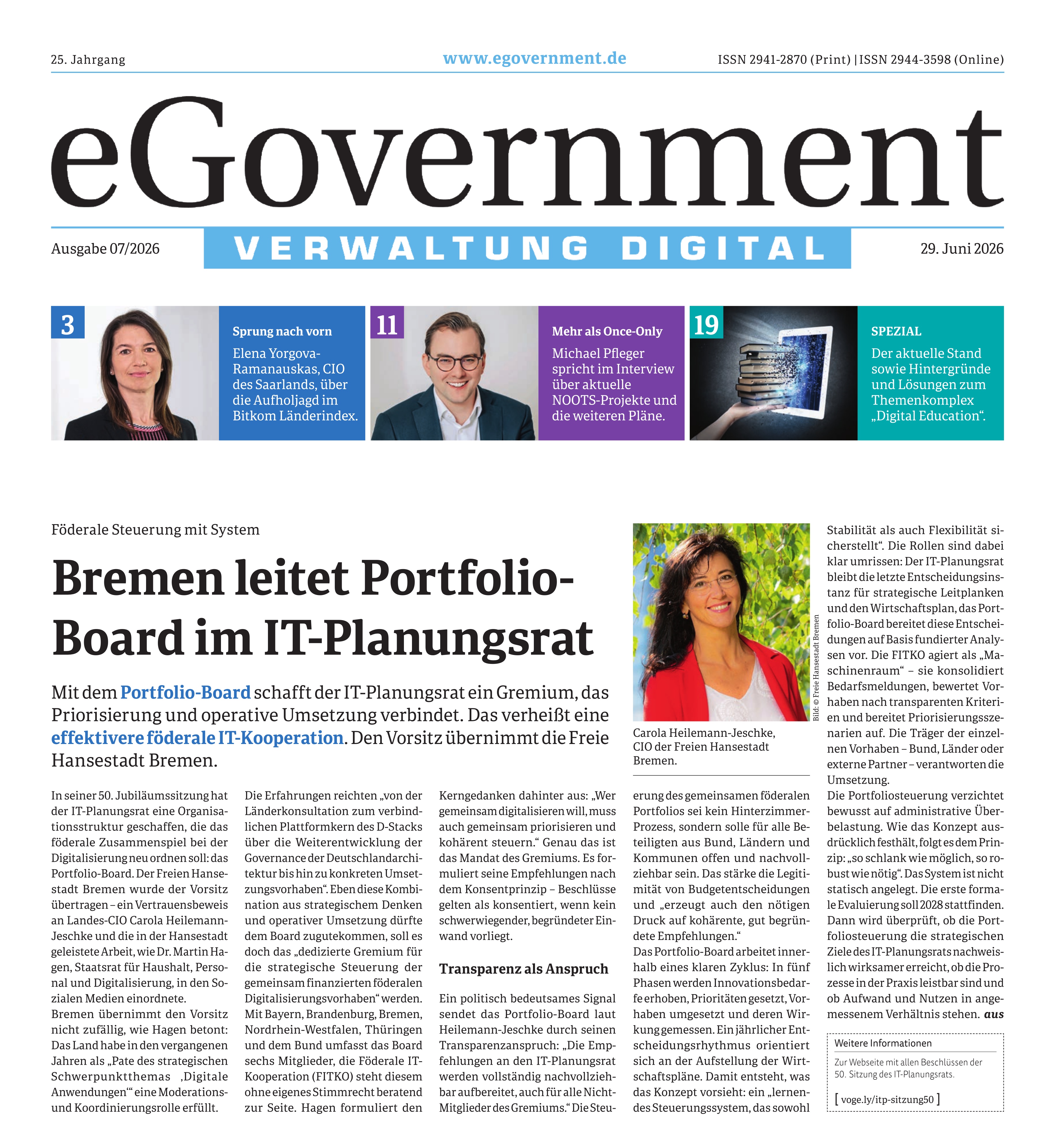 Aktuelle Ausgabe