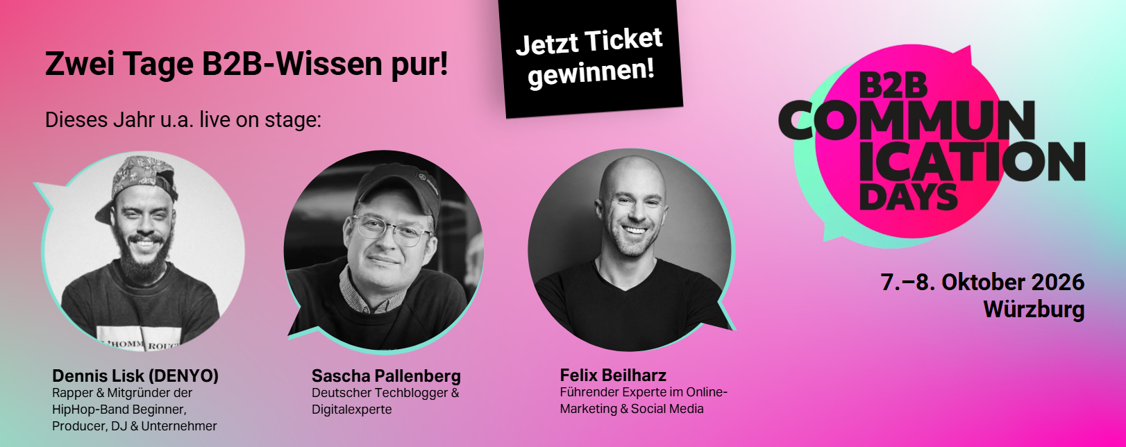 Gewinnspiel B2B Communication Days 2026
